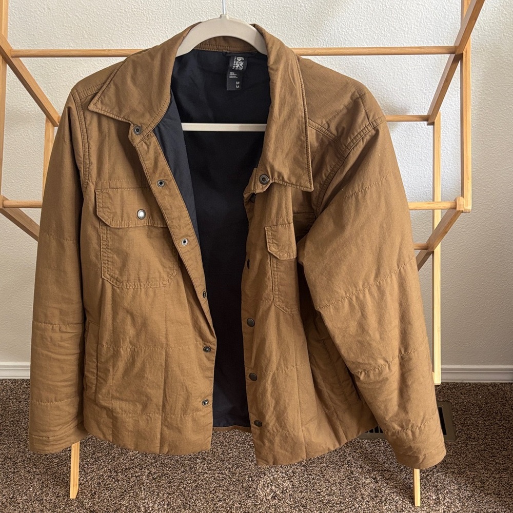 Mountain Hardwear Men's Brown Lightweight Shirt Jacket